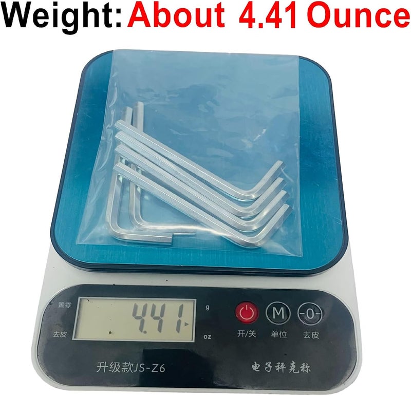 ZDingTech 6pcs 7/32 Allen Wrench sets,7/32" Hex Key Wrench set,allen key Door Key L Shaped hex wrench set with Long Arm. - Image 4